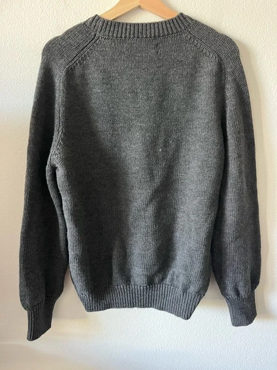 NU SWIM Bodega Merino Sweater in Charcoal - Picture 6 of 6